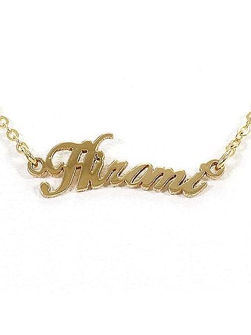 Unbranded K14 14K Yellow Gold Necklace, Total Weight 1.4g, 45cm, Like New Condition (view 1)