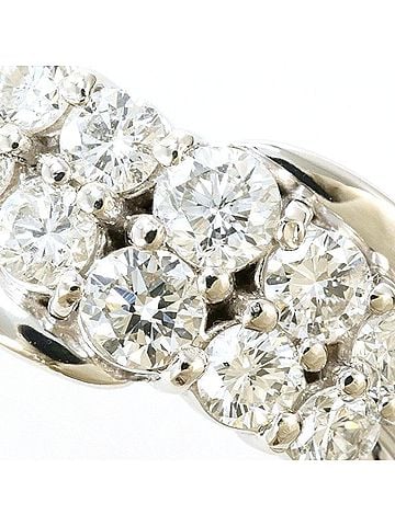 Unbranded PT900 Platinum Ring with 0.53 Carat Diamond, Certificate of Authenticity Included, Total Weight Approx. 6.4g, Used Jewelry, Like New Condition (view 2)