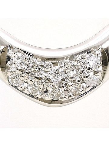 Unbranded PT999 Ring, 1 Diamond (0.15 carat), with Certificate of Authenticity, Total Weight Approx. 7.0g, Used Jewelry, Like New Condition (view 2)