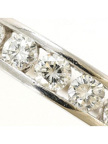 Unbranded PT900 Platinum Ring, 1 Diamond (0.52 carat), with Certificate of Authenticity, Total Weight Approx. 5.5g, Pre-owned/Like New Condition. (view 2)