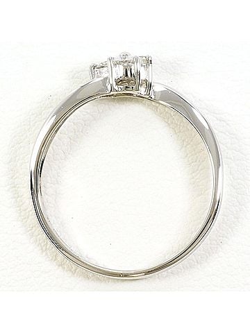 Unbranded Estelle PT900 Ring, 1 Diamond (0.20 carat), Total Weight Approx. 2.9g, Jewelry, Used, Like New Condition (view 2)