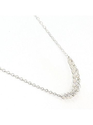 Unbranded PT900 Platinum PT850 Necklace with 0.50 Carat Diamond, Total Weight Approx. 2.4g, 43cm, Jewelry, Used, Like New Condition (view 2)