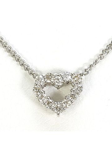 Unbranded PT900 Platinum PT850 Necklace with 0.10ct Diamond, Total Weight Approx. 2.3g, 39cm, Jewelry, Used, Like New Condition (view 1)