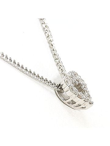 Unbranded PT900 Platinum PT850 Necklace with 0.10ct Diamond, Total Weight Approx. 2.3g, 39cm, Jewelry, Used, Like New Condition (view 2)