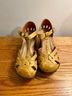 Jafa 100% Leather Yellow Sandals Size 6 - photo 3
