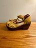 Jafa 100% Leather Yellow Sandals Size 6 - photo 4