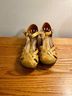 Jafa 100% Leather Yellow Sandals Size 6 - photo 6
