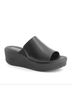 Andrea Solid Black Women's Platform Heel Sandal Size 6 - photo 1