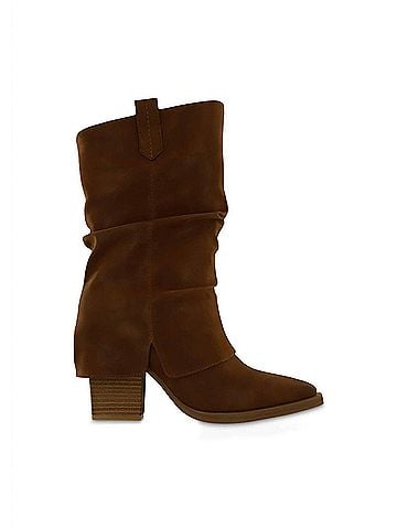 Mia Women's West Boot in Cognac Bruss (view 1)