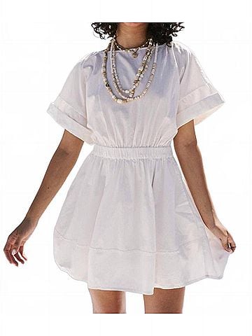 Free People Fulltime Fun Mini Dress in Ivory (view 2)