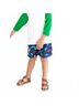 Florence Eiseman Graphic Blue Dinosaur Print Swim Trunk in Navy/Multi 18-24 MO / 24 MO - photo 2