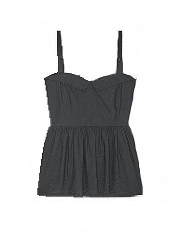 The Great. Verse Top in Black (view 1)
