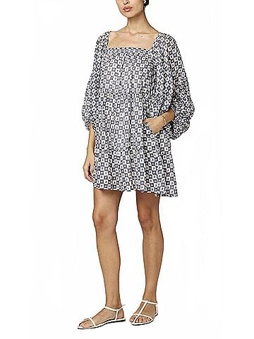 Cleobella Hattie Piazze Check Mini Dress (view 2)