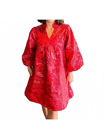Jodifl Rachel Mini Dress in Red (view 2)