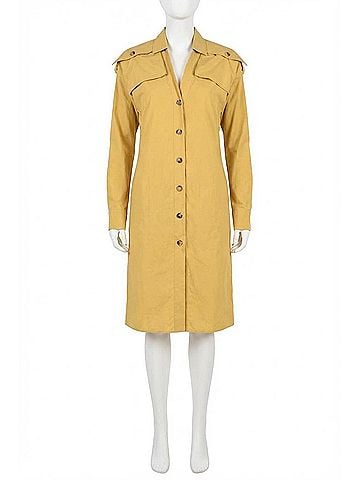 Bottega Veneta Button-Up Shirt Dress (view 1)