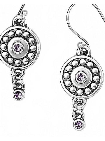 Brighton Women's Pebble Dot Medali Reversible French Wire Earrings (view 2)