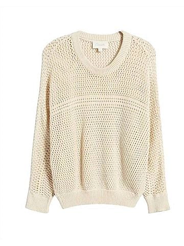 Cleobella Kiara Open Stitch Organic Cotton Sweater (view 1)