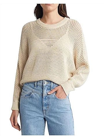 Cleobella Kiara Open Stitch Organic Cotton Sweater (view 2)