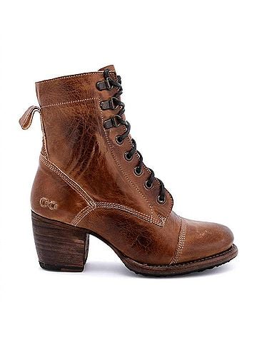BED|STU Women's Judgement Short Boots in Tan Rustic (view 1)