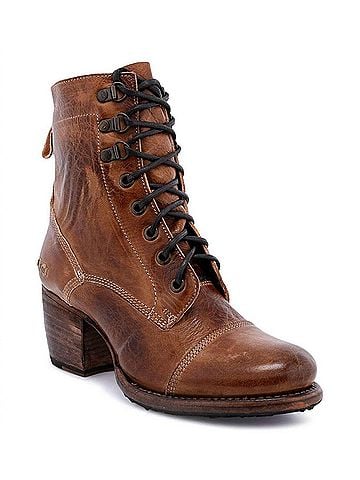 BED|STU Women's Judgement Short Boots in Tan Rustic (view 2)