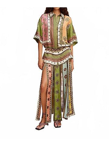 ALEMAIS Contina Skirt in Multi (view 2)