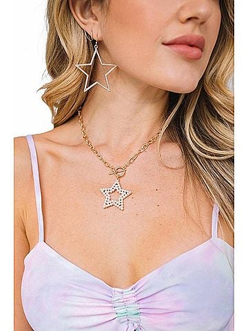 Magic Pearl Texas Star Necklace (view 2)