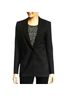 Elizabeth and James Solid Black Jacket Size 0 - photo 1