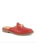 Andrea Solid Red Women's Flat Mocassin Mule Size 8 - photo 1