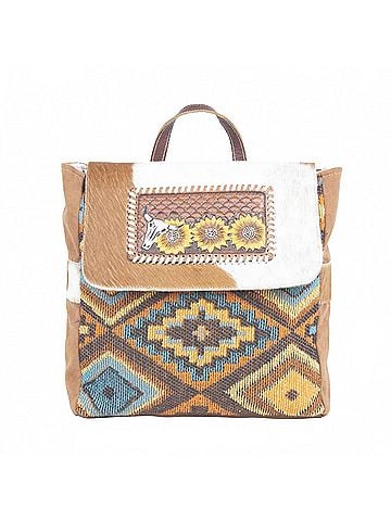 Myra Bag Women's Primordial Hand-Tooled Bagpack (view 1)