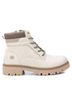 XTI White Women's Combat Booties Size 7 - photo 1