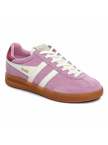 Gola Women's Cyclone Trainer Sneakers in Candy/Off White/Deep Red/Gum (view 1)