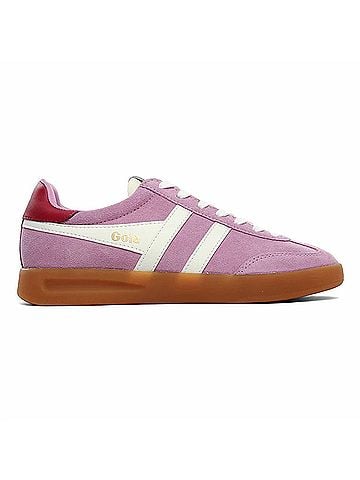 Gola Women's Cyclone Trainer Sneakers in Candy/Off White/Deep Red/Gum (view 2)