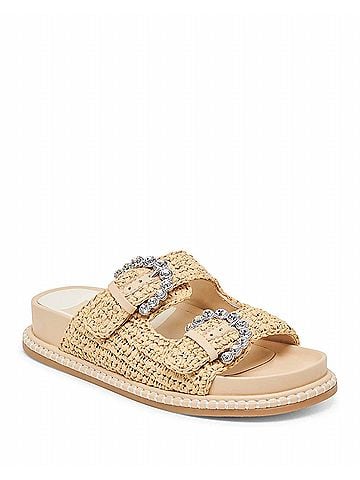 Dolce Vita Women's Shauny Crystal Buckled Slide Sandals (view 1)