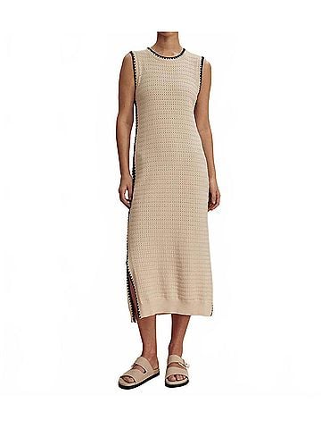 Varley Dwight Tank Knit Midi Dress (view 2)