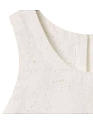 Trovata Women's Esther Embroidered Tank Top in Handkerchief Eyelet (view 2)