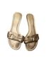 Lilly Pulitzer Gold Sandals Size 9 1/2 - photo 1