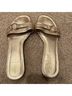 Lilly Pulitzer Gold Sandals Size 9 1/2 - photo 3