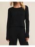 Z Supply Solid Black Du Monde Sweater Size S - photo 2