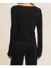 Z Supply Print Black Du Monde Sweater Size L - photo 3