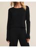 Z Supply Print Black Du Monde Sweater Size M - photo 2