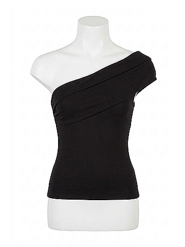 AGOLDE Women's Sliced Bodysuit in Black (view 1)