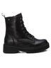 XTI Black Women's Combat Booties By Size 5 1/2 - photo 1