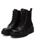 XTI Black Women's Combat Booties By Size 5 1/2 - photo 4