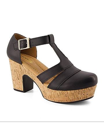 Andrea Women's T-Strap Block Heel Sandal (view 1)