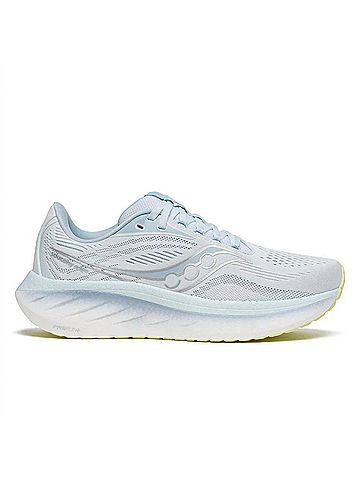 Saucony Women's Ride 18 Shoes in Ice Melt/Dream (view 1)