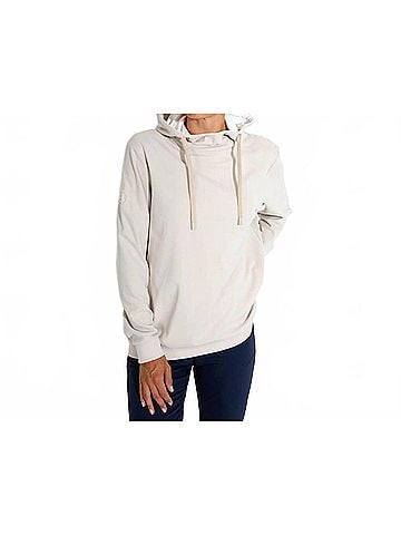 abacus Banff Fleece Hoodie in Clam (view 2)