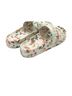 Hunter White Women's Bloom Algae Marble Slide Sandals in White Size 11 (wide) - photo 3