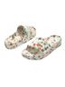 Hunter White Women's Bloom Algae Marble Slide Sandals in White Size 11 (wide) - photo 5