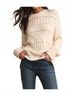 Z Supply Print White Cento Cable Sweater Size L - photo 2