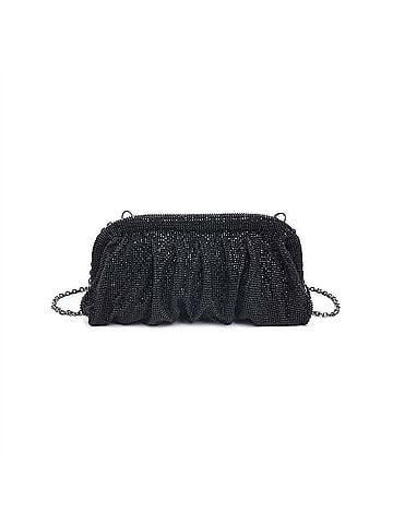Urban Expressions Women's Irina Crystal Rhinestone Evening Bag in Black (view 1)